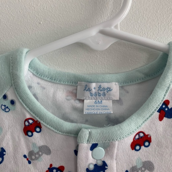 NWT Le Top Bebe One Piece Jumpsuit Size 6 Months - Picture 4 of 4